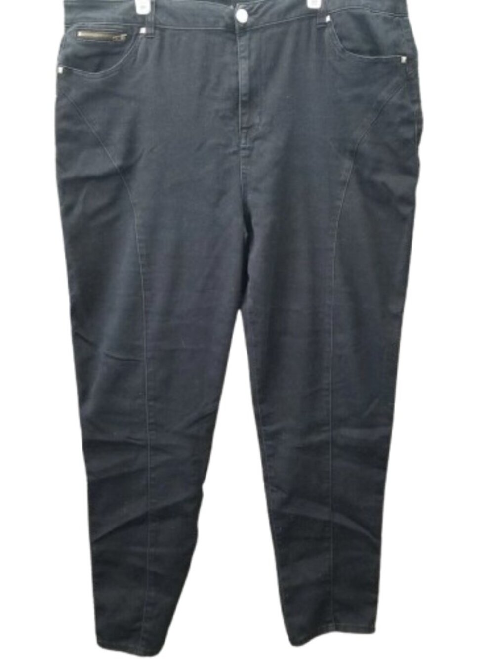 ❤️3/$15 Avenue Denim Black Skinny Jegging Jeans Women's 22T